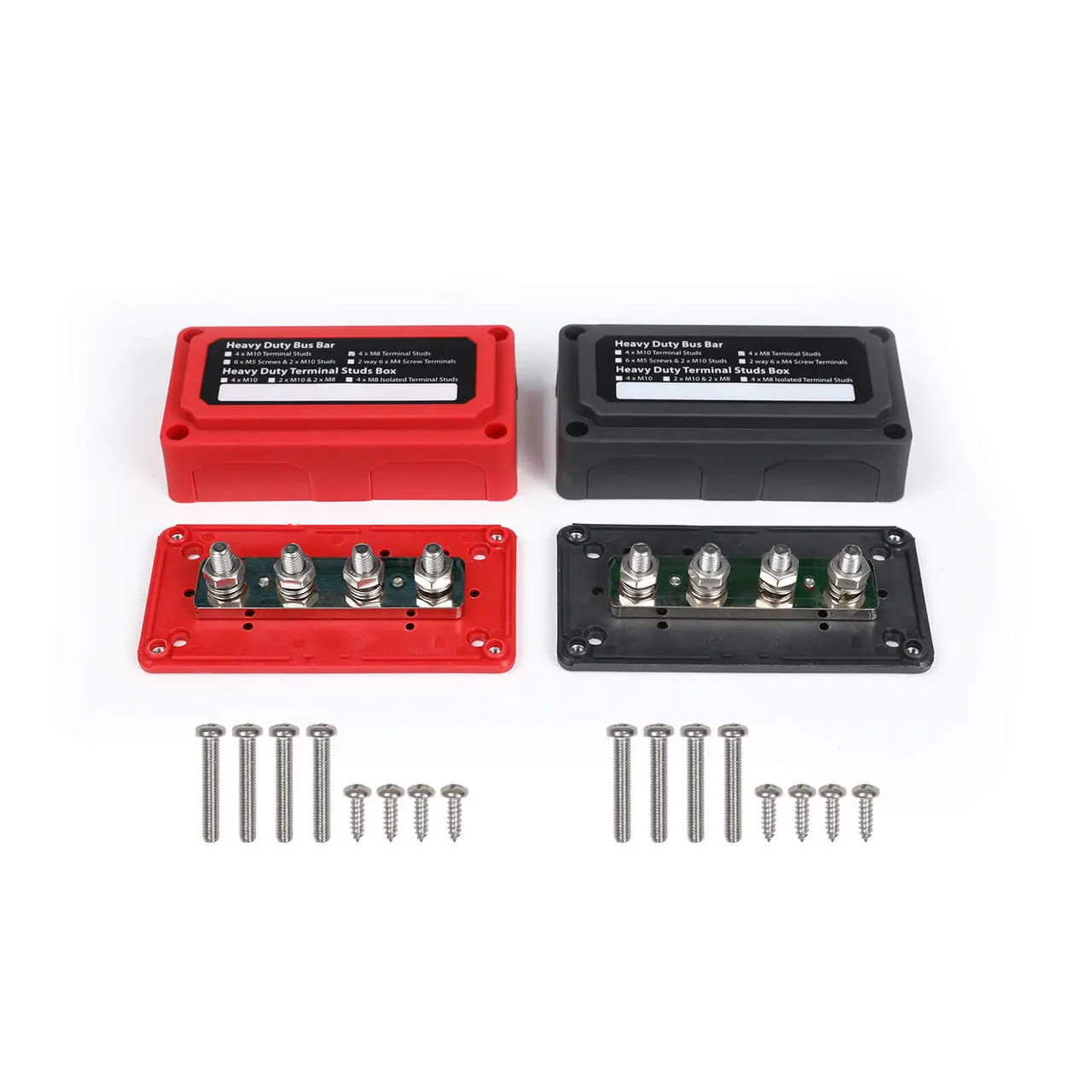 100A/300A Red/Black Busbar - Image 6