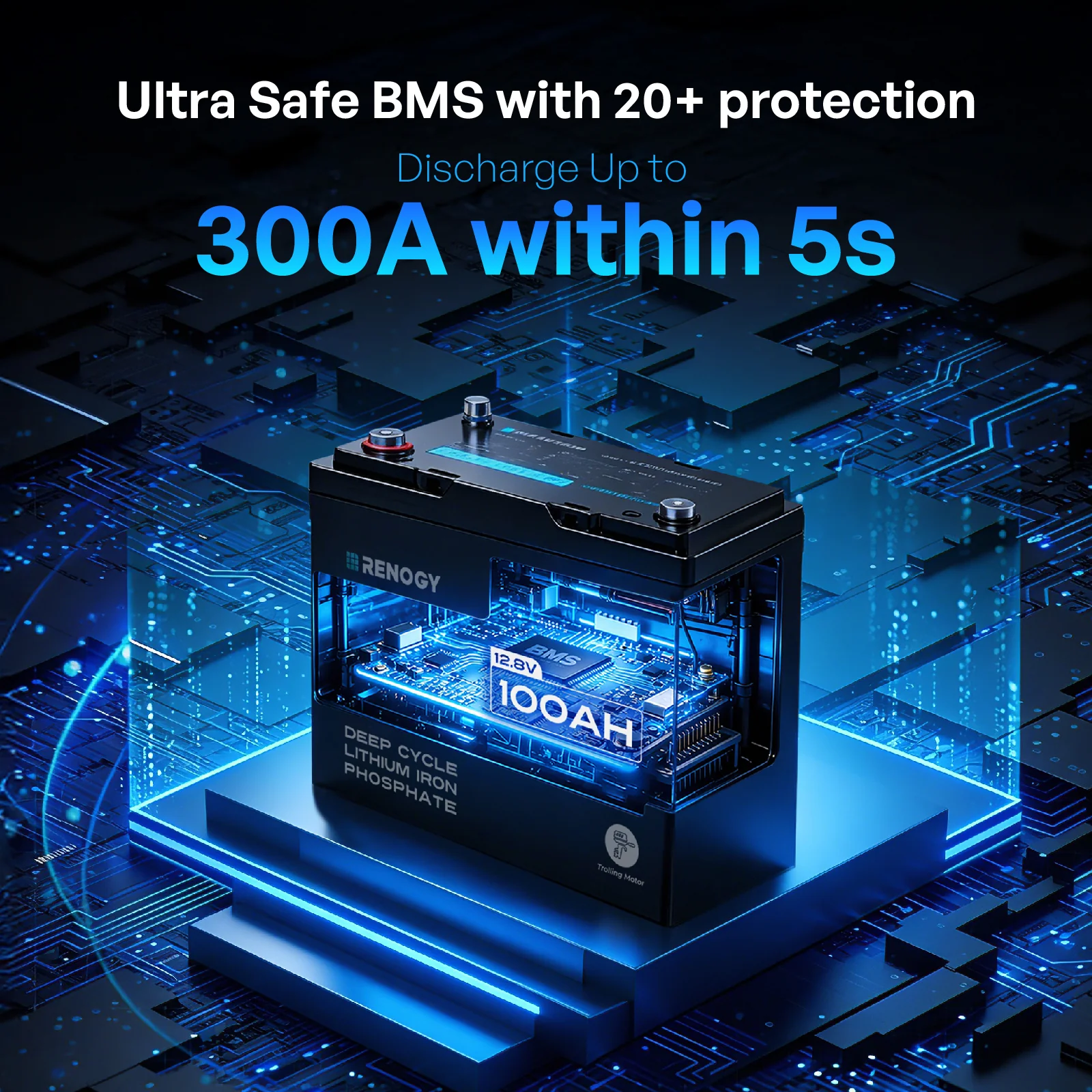 12.8V 100Ah Lithium Iron Phosphate Battery - Image 34
