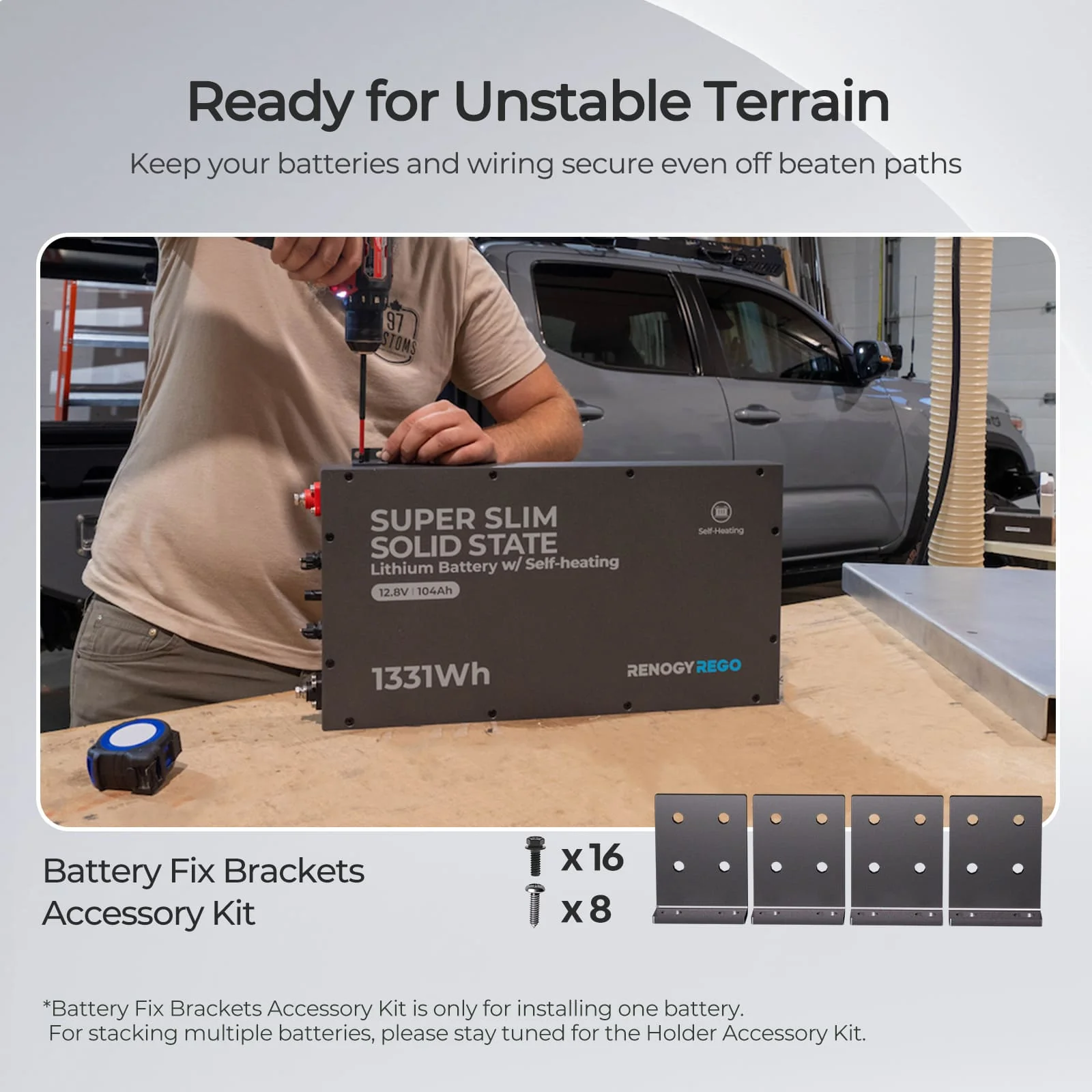 12V 104Ah Super Slim Lithium Iron Phosphate Battery | Rego Series - Image 15