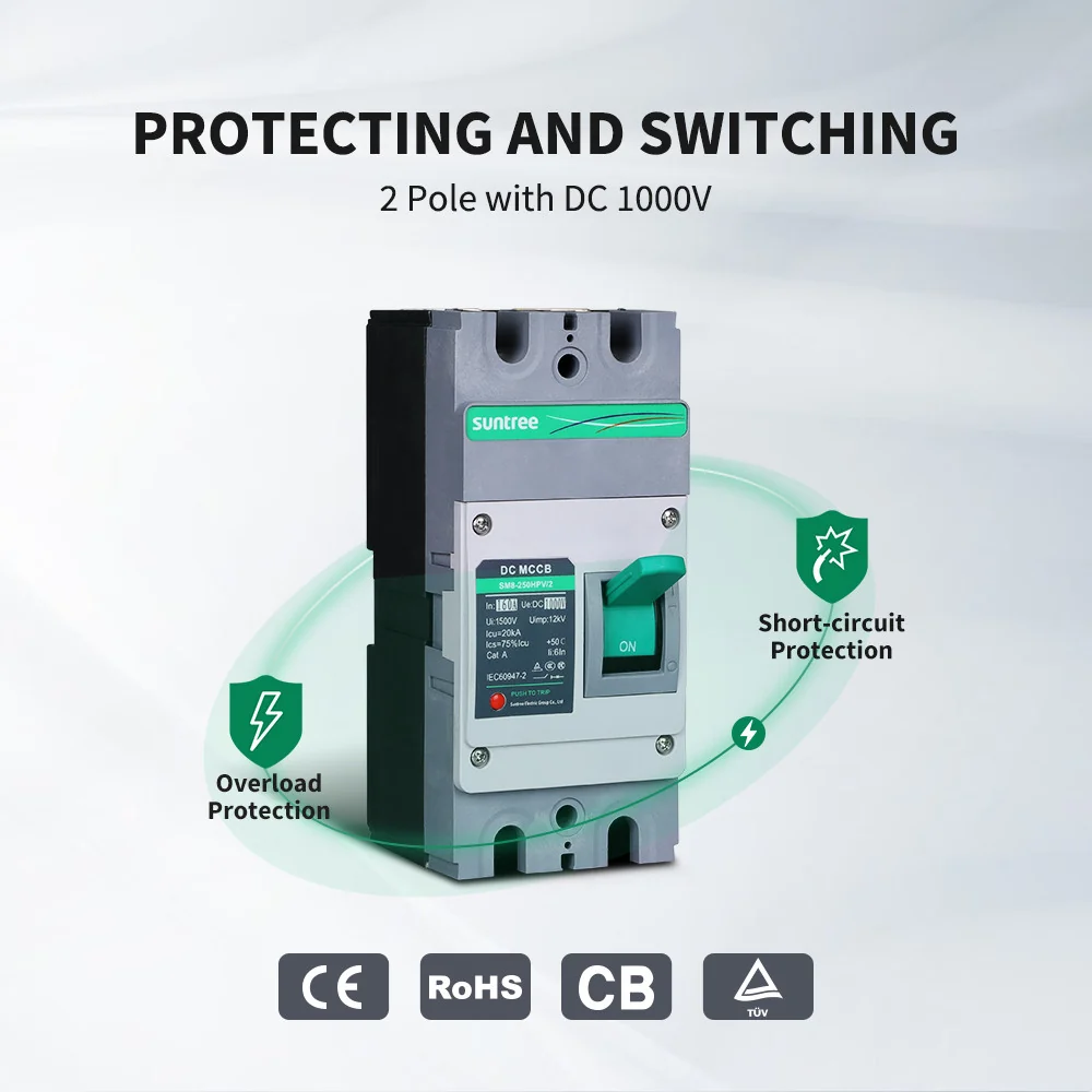 160A 2P DC Molded Case Circuit Breaker - Image 3