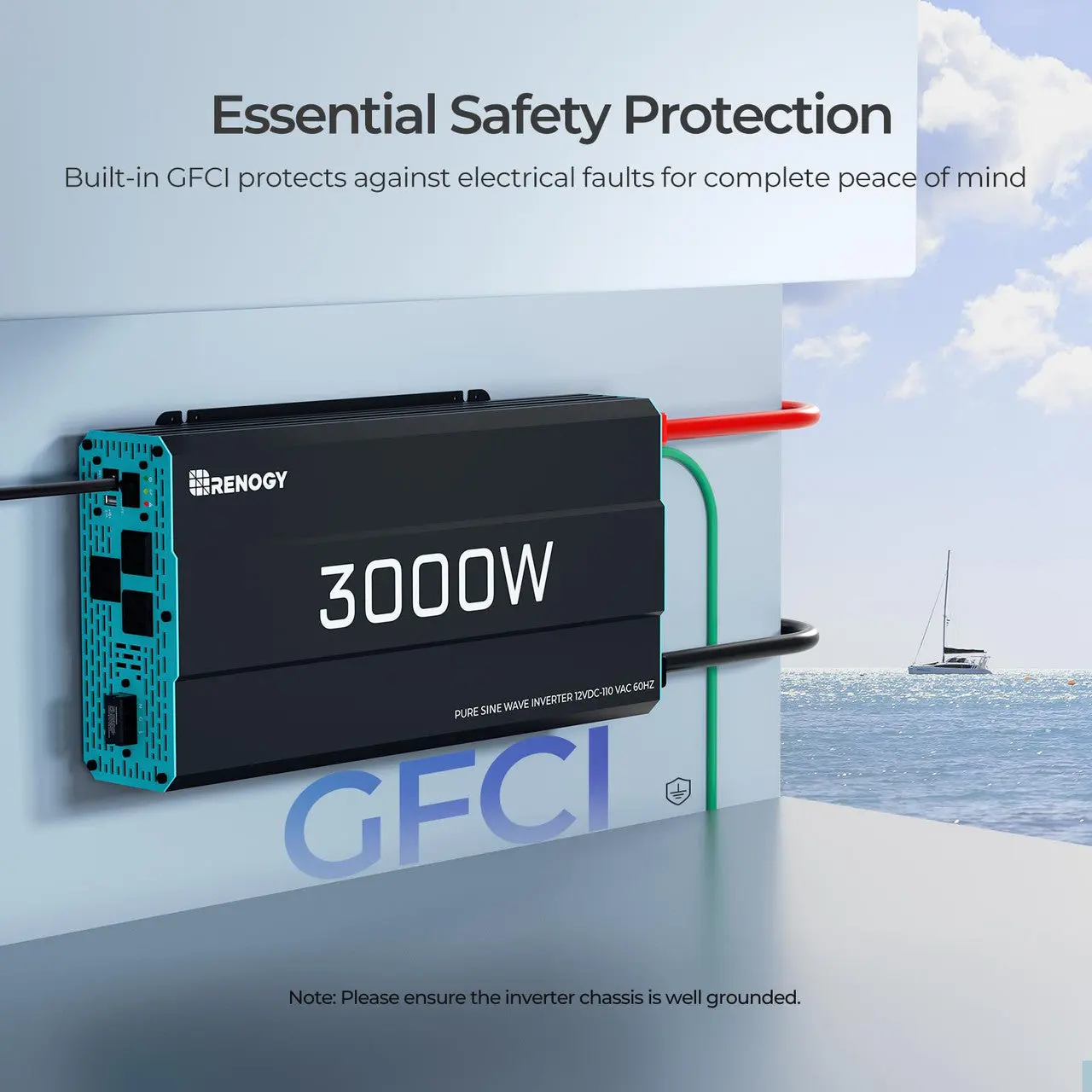 3000W/2000W/1000W/700W 12V Pure Sine Wave Inverter - Image 6