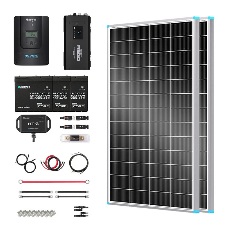 800W 12V Complete Solar Panel Kit with 3.6kWh Battery - Image 11