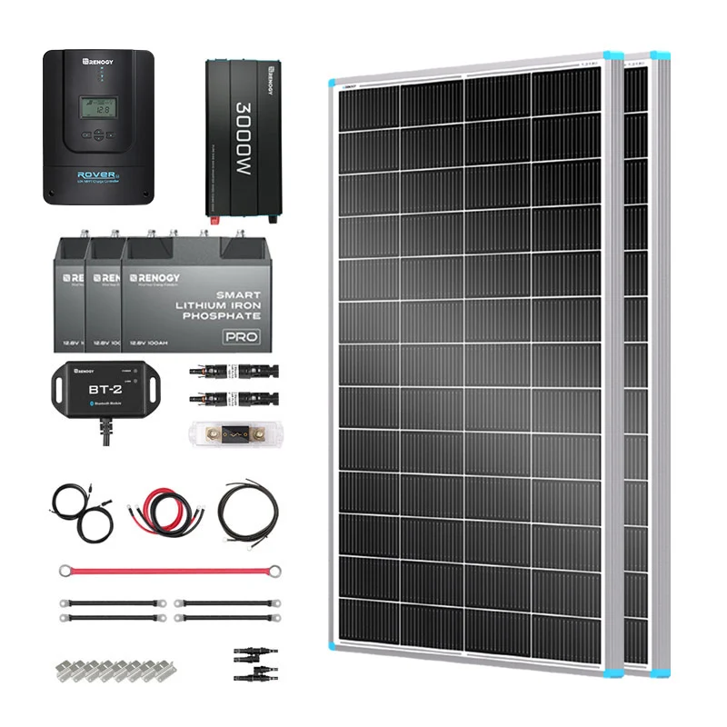 800W 12V Complete Solar Panel Kit with 3.6kWh Battery - Image 8