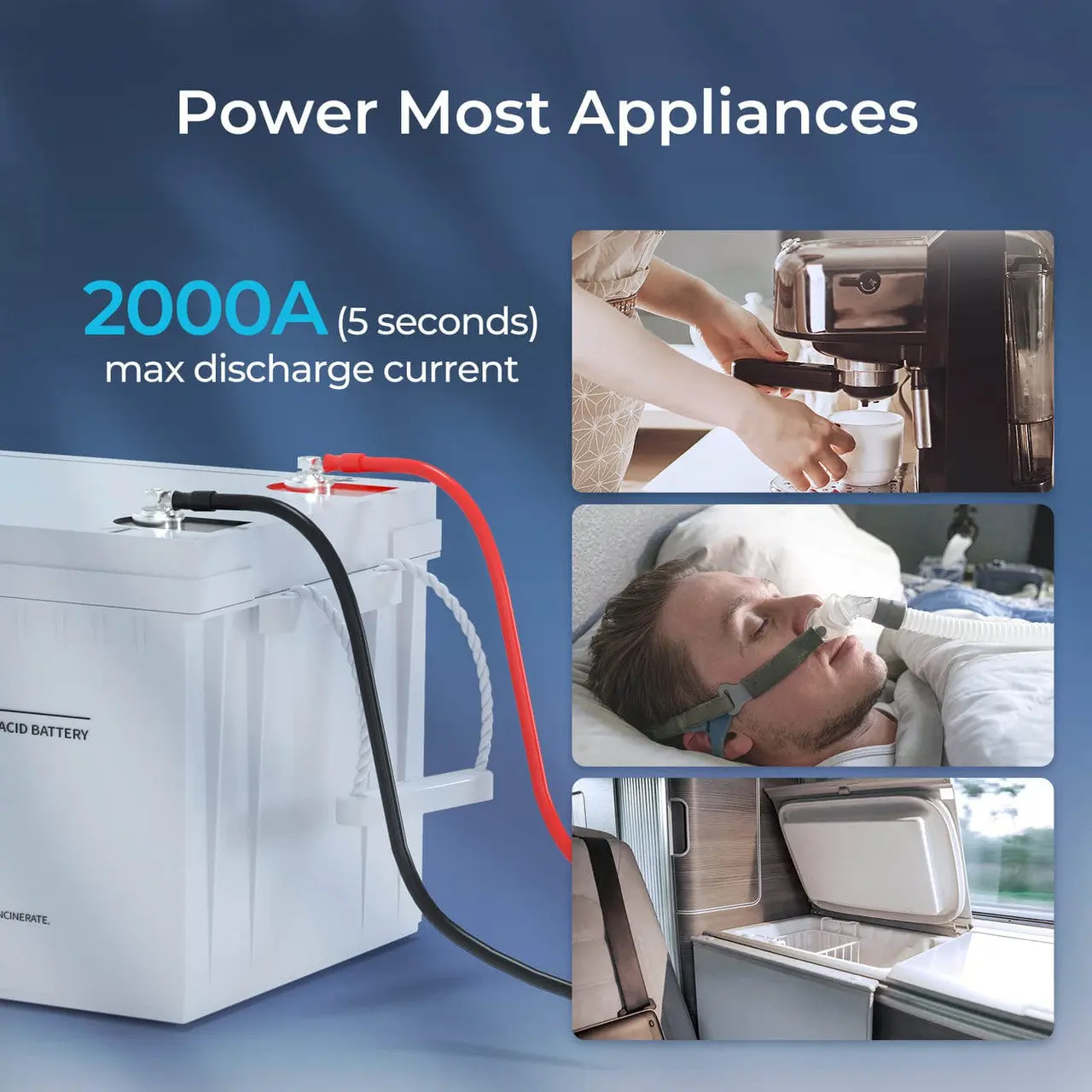 12V 100Ah/200Ah Deep Cycle AGM Battery - Image 8