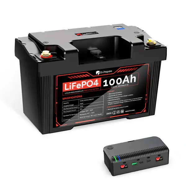 Dr.Prepare 2-in-1 PowerMax LiFePO4 Battery and Portable DC Power Station - Image 12