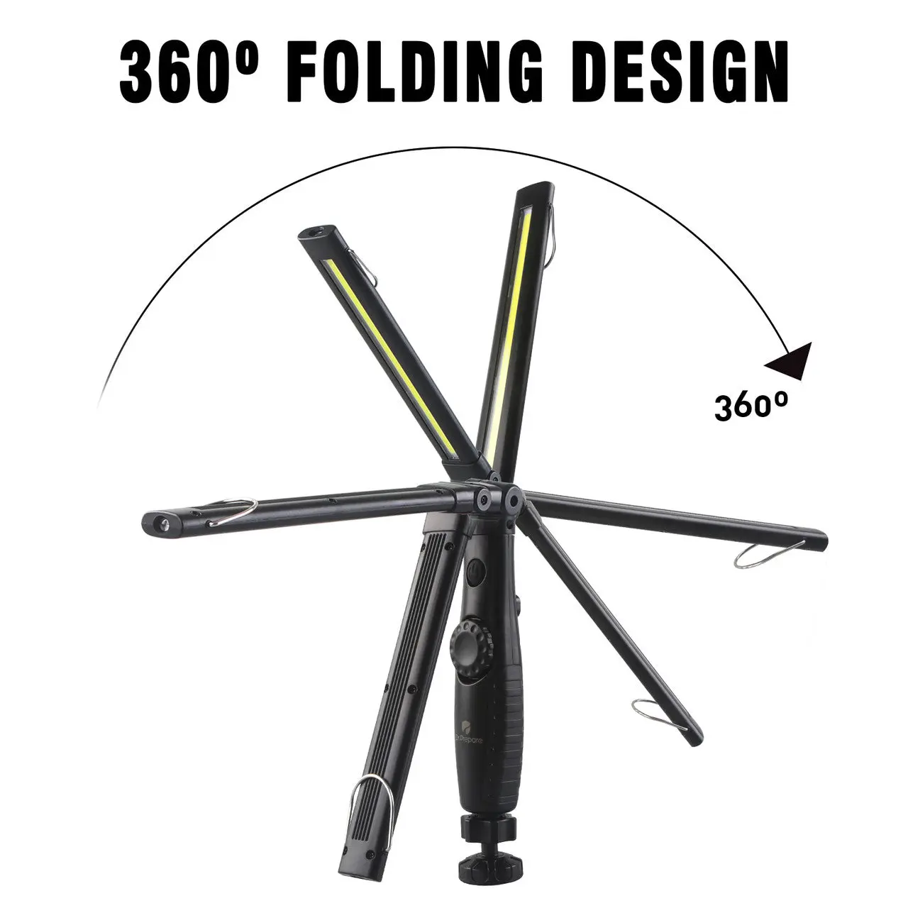 Dr. Prepare 700-lumens 3200mAh Foldable Rechargeable LED Work Light - Image 7