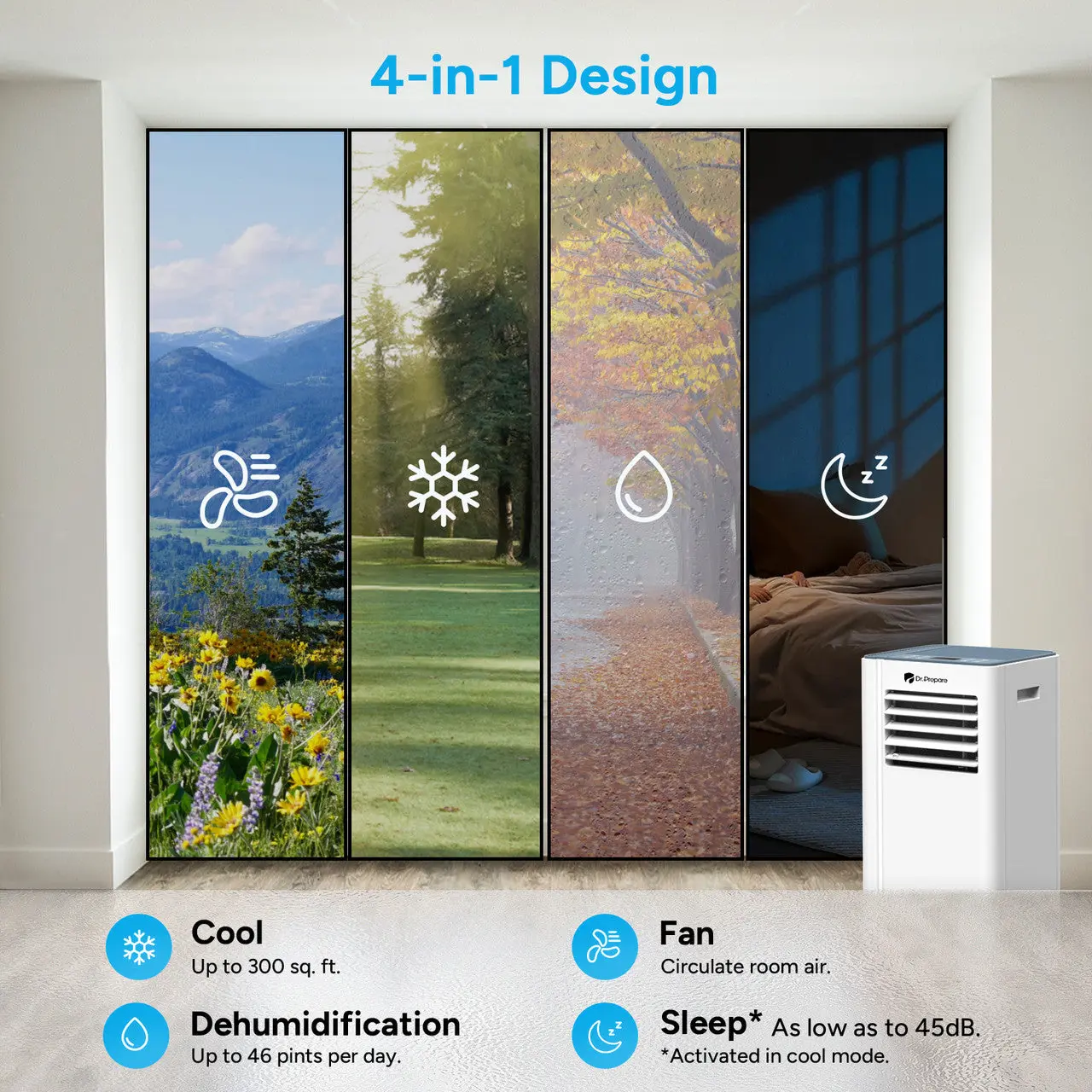 Dr.Prepare 8000 BTU Portable Air Conditioner - Image 3