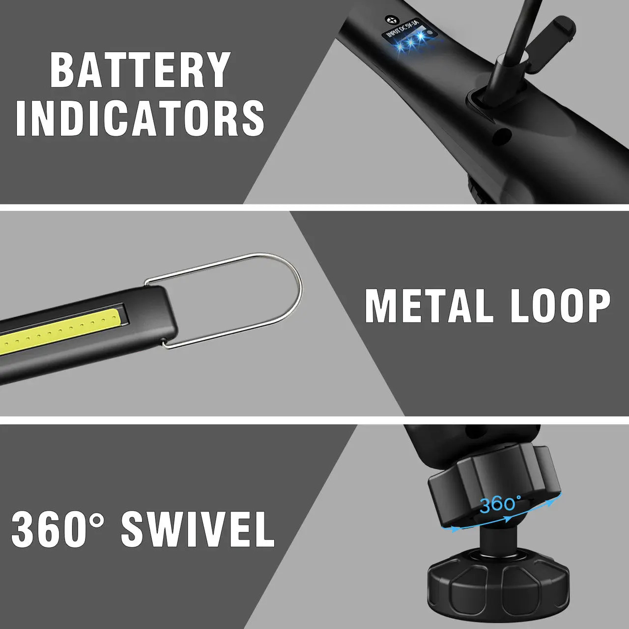 Dr. Prepare LED Work Light, 700 Lumens Rechargeable Work Light - Image 11