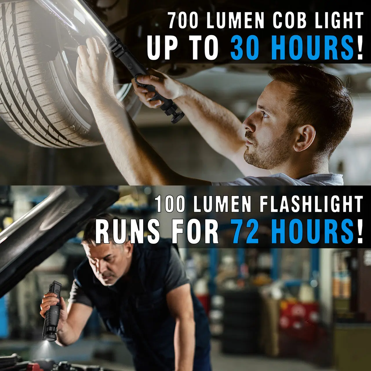 Dr. Prepare LED Work Light, 700 Lumens Rechargeable Work Light - Image 14
