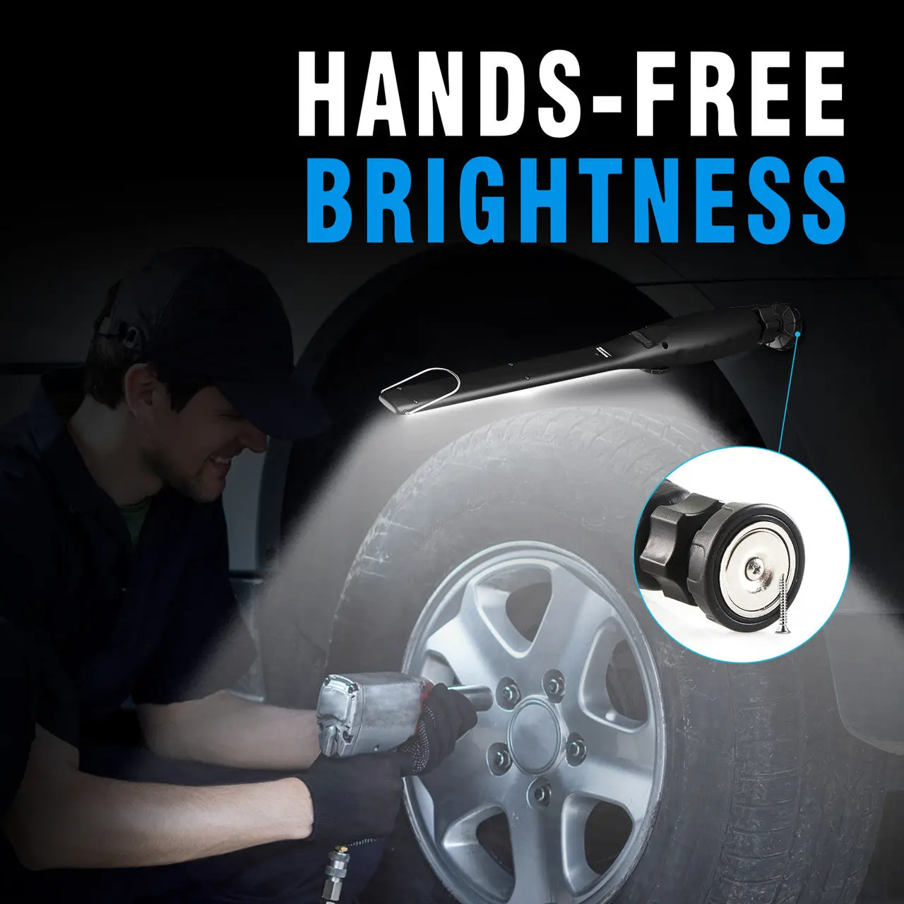 Dr. Prepare LED Work Light, 700 Lumens Rechargeable Work Light - Image 7