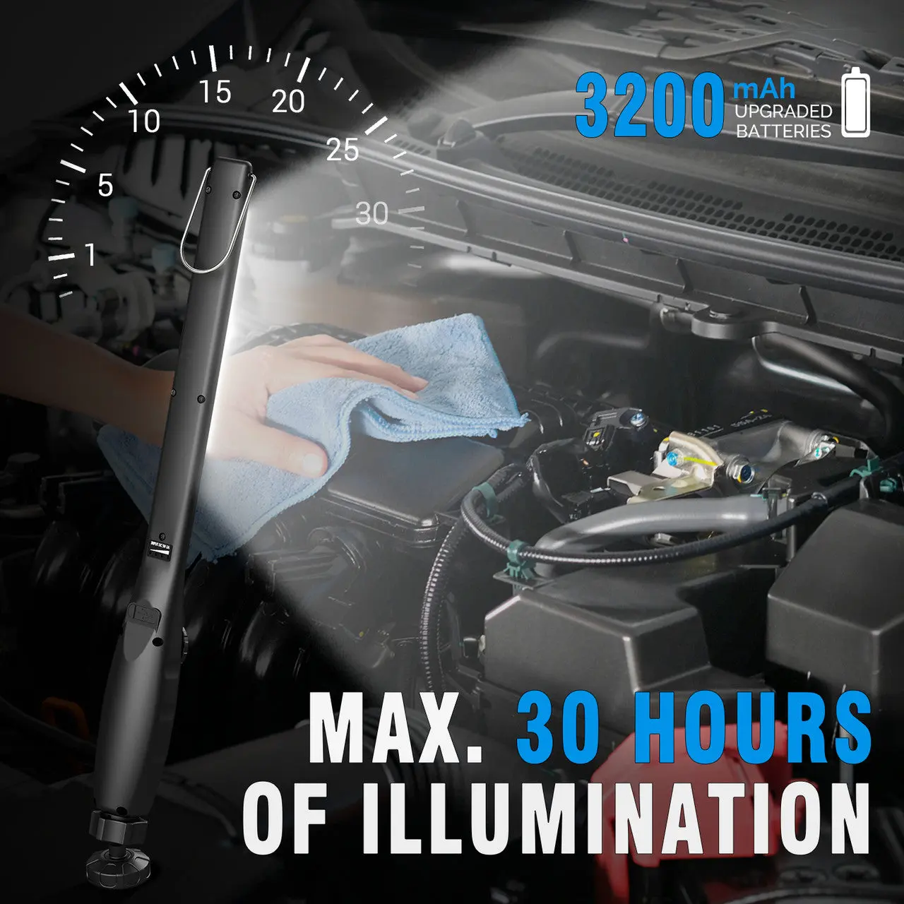 Dr. Prepare LED Work Light, 700 Lumens Rechargeable Work Light - Image 9