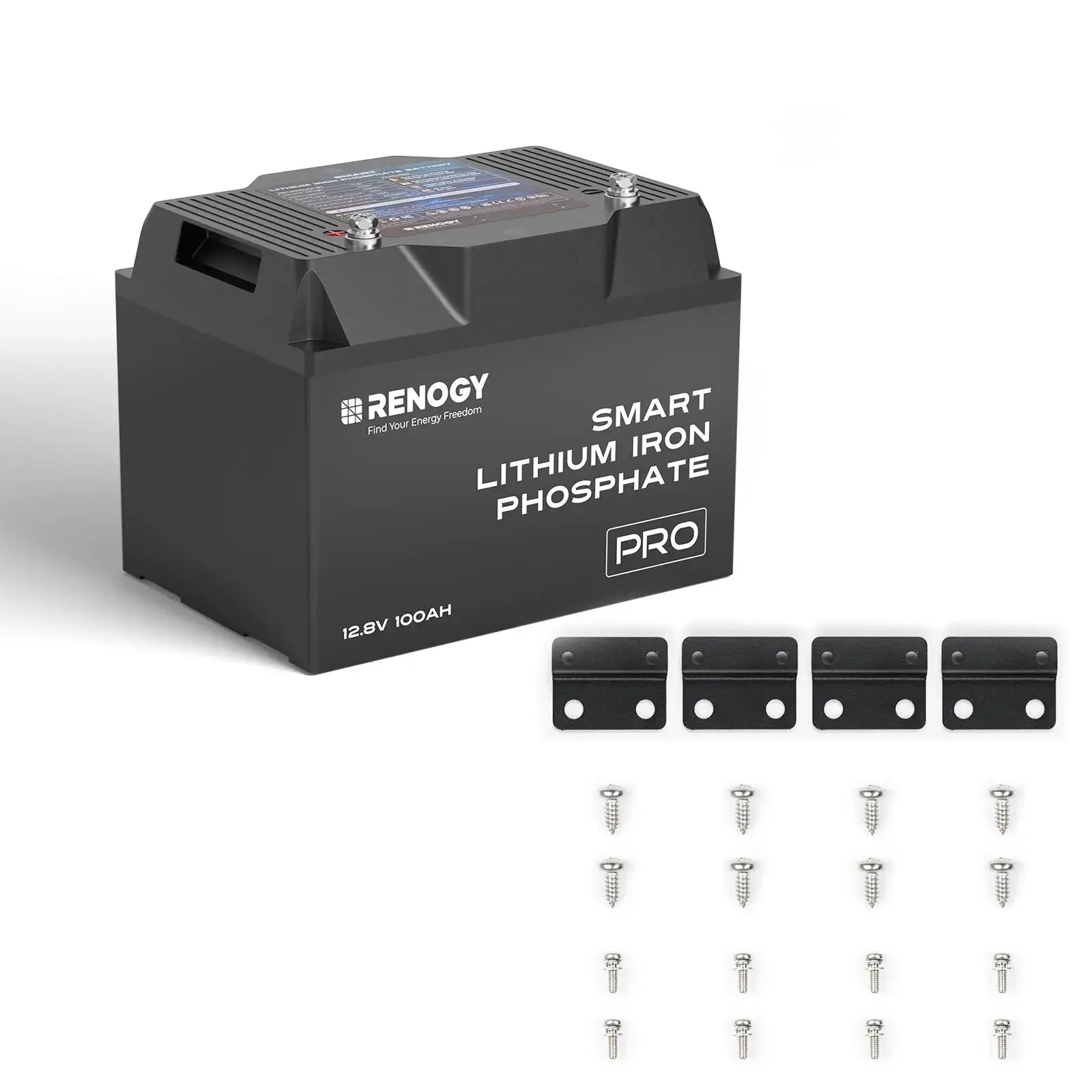12V  100Ah Smart Lithium Iron Phosphate Battery w/Bluetooth & Self-heating Function | Pro Series - Image 6