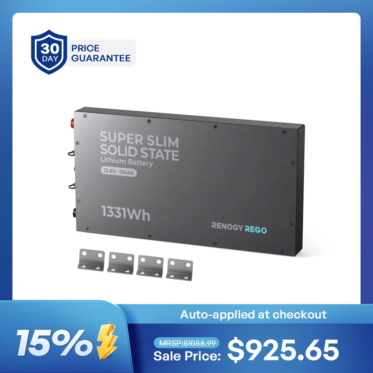 12V 104Ah Super Slim Lithium Iron Phosphate Battery | Rego Series - Image 20