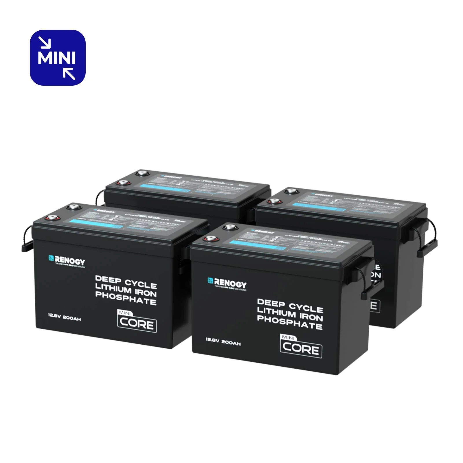 Renogy Core Mini - LiFePO4 12.8V 300/200/100Ah Lithium Batteries - Image 17