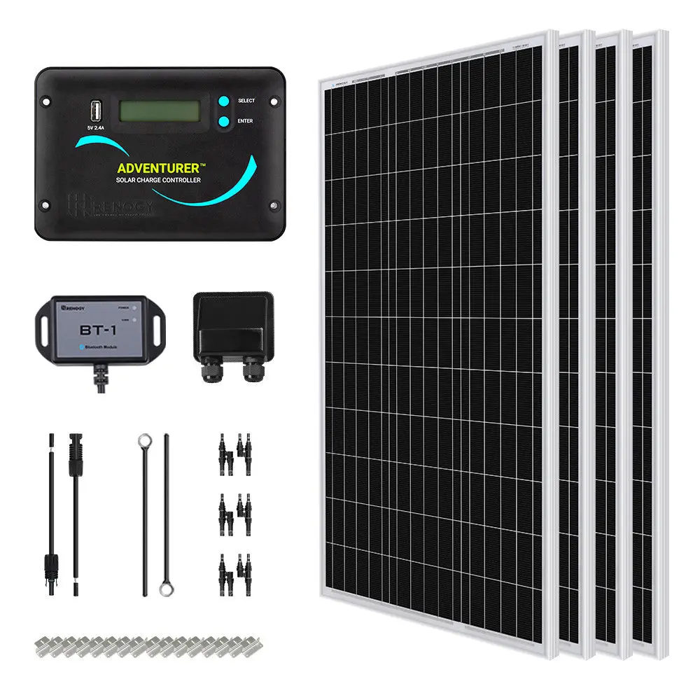 400W 12V Starter Solar Panel Kit - Image 7