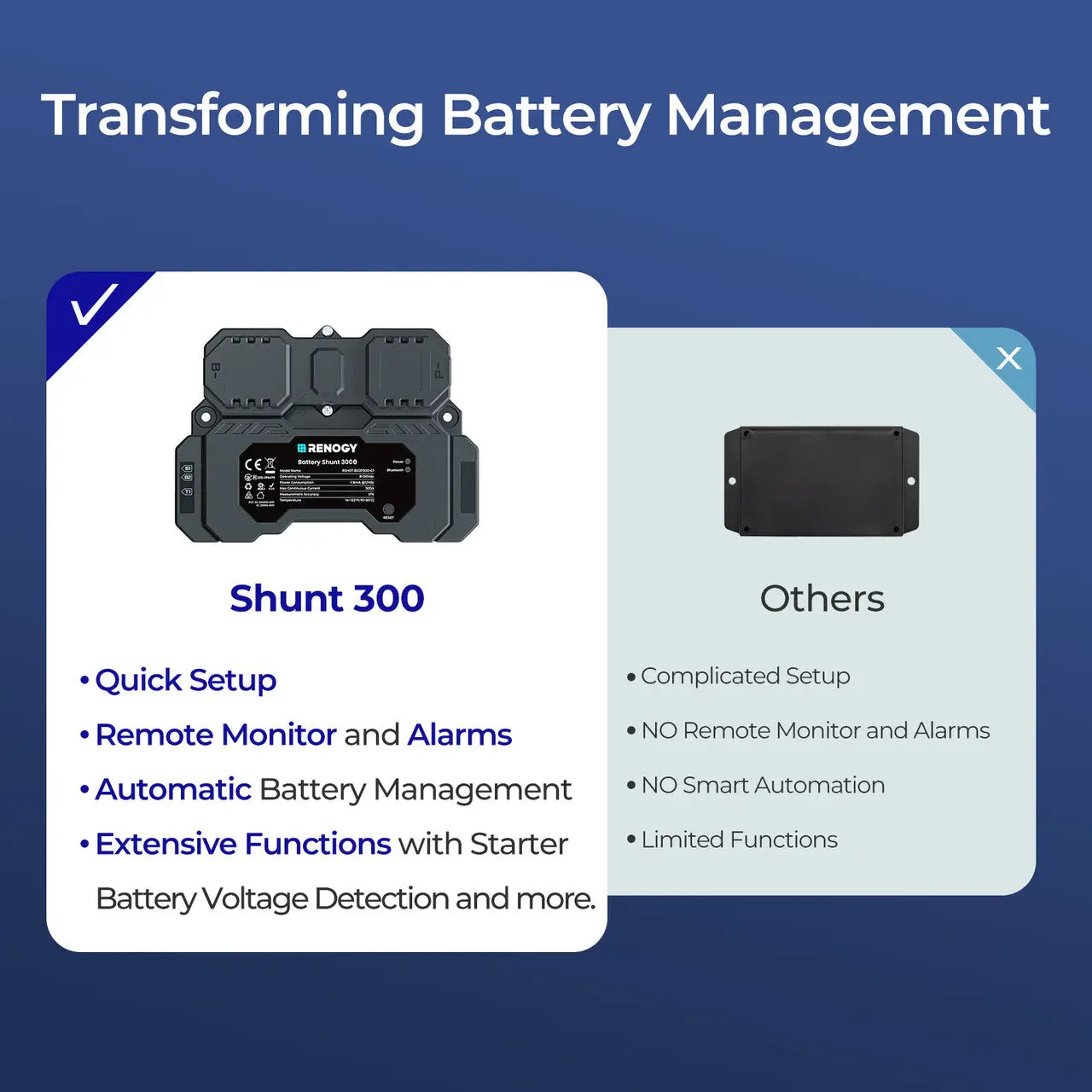 RENOGY Battery Shunt 300 - Image 3